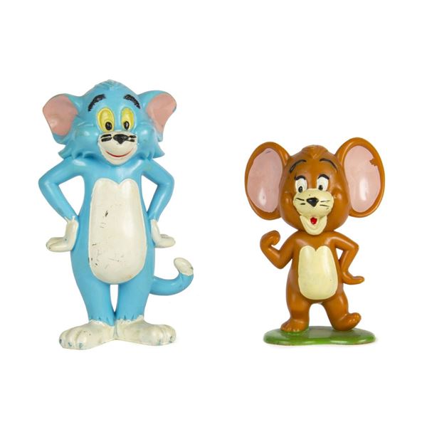 A Pair of Marx"Tom and Jerry" Hand-Painted Figures.