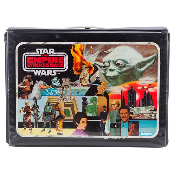 A Kenner Empire Strikes Back Case with Action Figures.