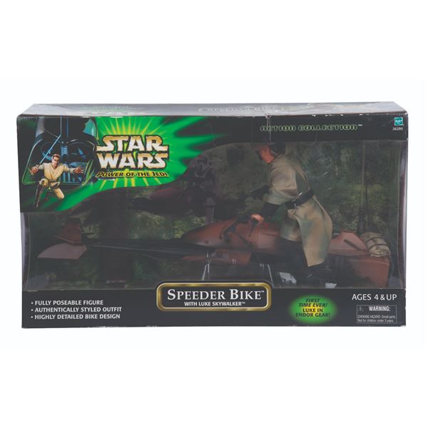 A"Return of the Jedi" 12" Scout Trooper Figure with Speeder Bike.