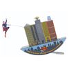 Image 19 : A Superman Leaps Tall Buildings Wind Up Tin Toy.