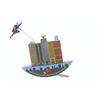 Image 21 : A Superman Leaps Tall Buildings Wind Up Tin Toy.