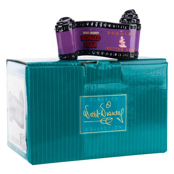 A WDCC"Donald's Better Self" Title Scroll.