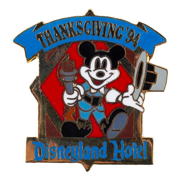 A Cast Exclusive Disneyland Hotel Thanksgiving '94 Pin.