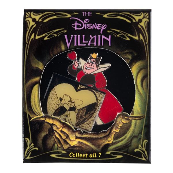 A Disney Villain Queen of Hearts Pin.