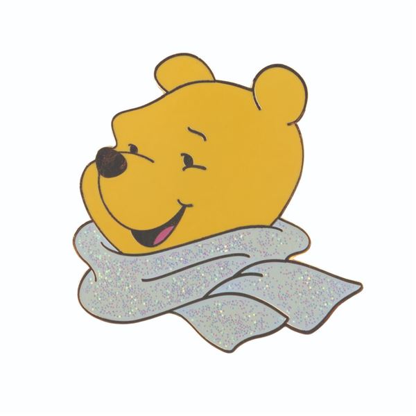 A Winnie the Pooh Winter Friends Pin.