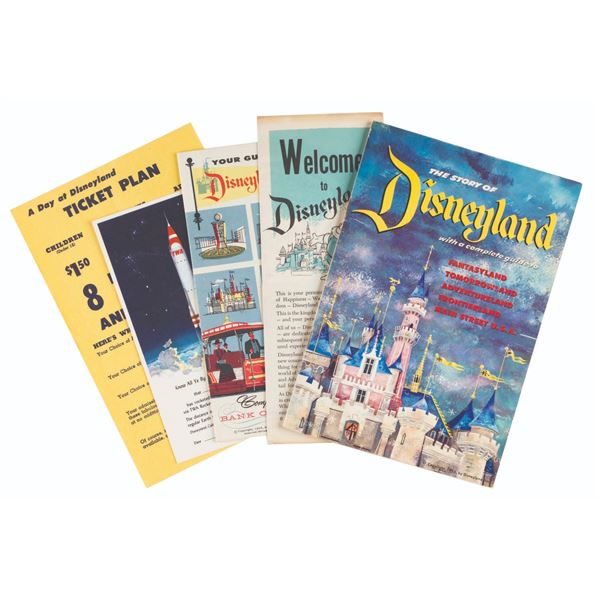 A Disneyland 1955 Ephemera Collection.