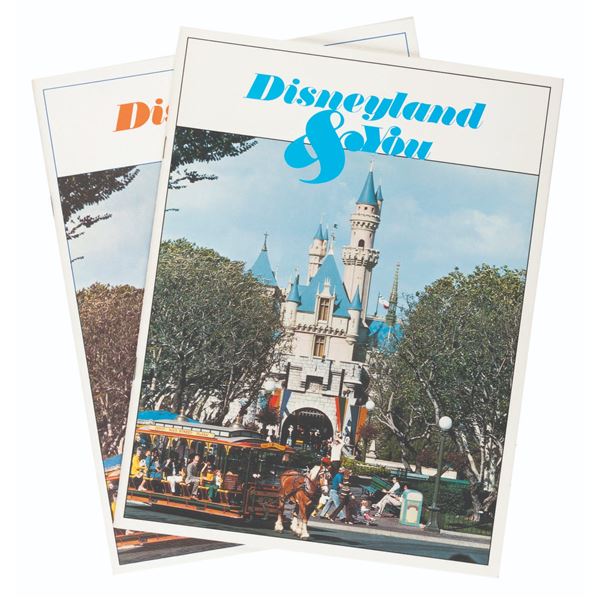 A Pair of"Disneyland & You" Booklets.