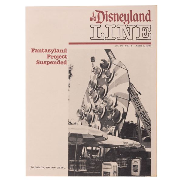 A 1982 April Fool's Day Disneyland Line.