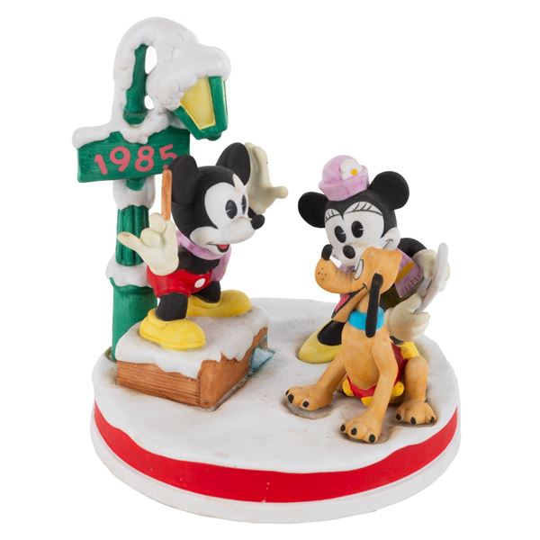 A Mickey Mouse Holiday Limited Edition Figure.
