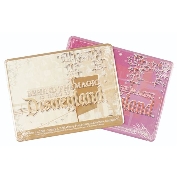 A Pair of"Behind the Magic" Disneyland Henry Ford Museum Commemorative Plates.