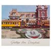 Image 2 : A Set of 1950s"Greetings From Disneyland" Gibson Cards.