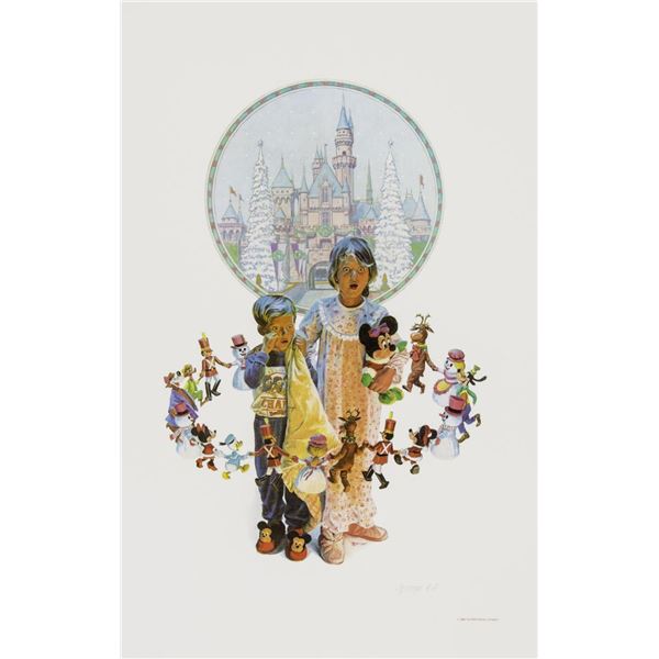 A"Merry Christmas at Disneyland" Boyer Signed Artist's Proof.