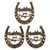 Image 1 : A Trio of"Good Luck from Disneyland" Souvenir Horseshoes.
