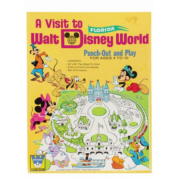 A Visit to Walt Disney World Punch-Out Play Set.