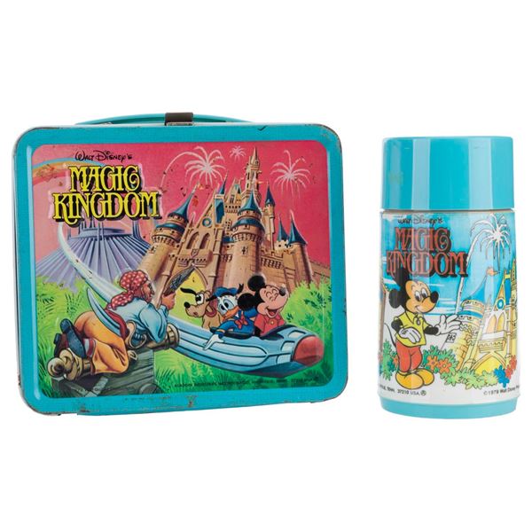 A Magic Kingdom Lunch Box and Thermos.