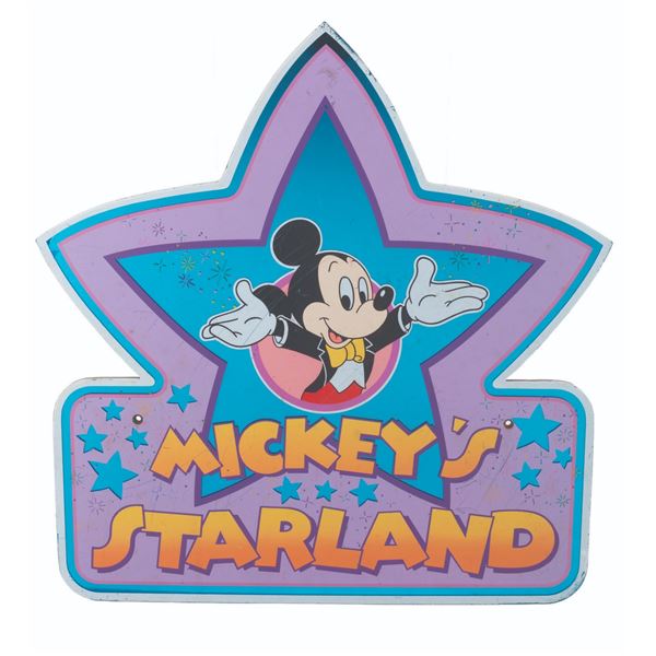 A Mickey’s Starland Sign.