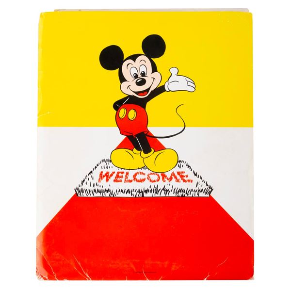 An Early EPCOT Welcome Packet.