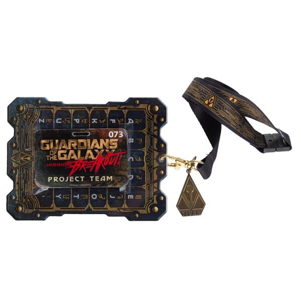 A Mission: Breakout! Opening Crew Pass & Project Team Badge.