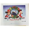 Image 1 : A Disney Cruise Lines"Happy Holiday 2014" Litho by Don Williams.