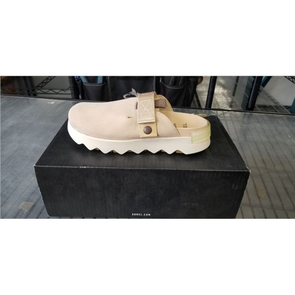 NEW SOREL VIBE CLOG NOVA SAND, SIZE WOMENS 6.5