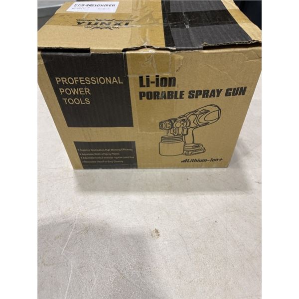 NEW LITHIUM ION BATTERY PORTABLE SPRAY GUN