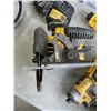Image 4 : DEWALT 20V MAX CORDLESS TOOL SET WITH IMPACT DRILL, ROTARY CUT OUT TOOL, CIRCULAR SAW AND 3 BATTERIE