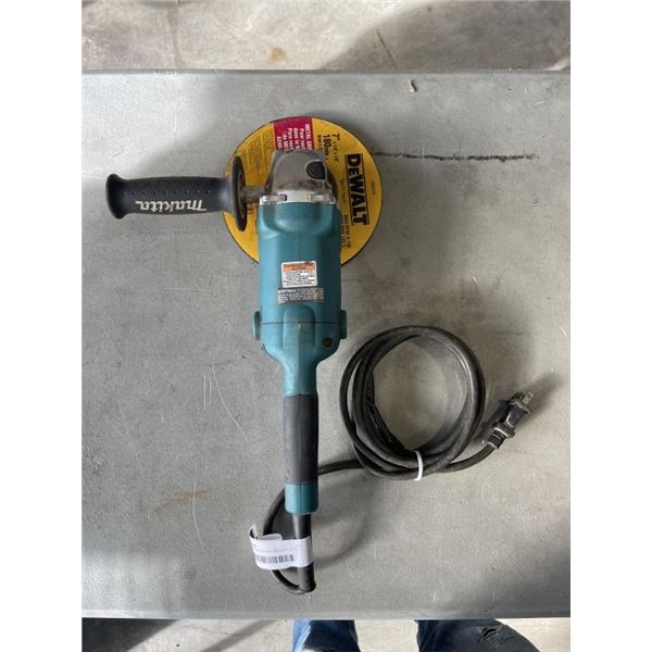 MAKITA GA-6010 CUTOFF GRINDER, WITH 7 INCH DISC, TETSED WORKING