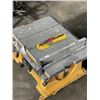 Image 3 : DEWALT DW744 10 INCH PORTABLE TABLE SAW WITH STAND BRACKETS AND DIABLO FINISH CUT BLADE, TESTED WORK