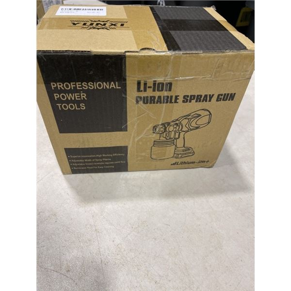 NEW LITHIUM ION BATTERY PORTABLE SPRAY GUN