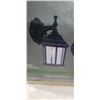 Image 2 : 2 BLACK OUTDOOR LANTERNS