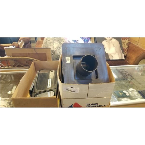 LOT TOOLS, DRYER VENT WALL PLATE, SIDE MIRRORS, ETC