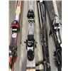 Image 6 : 3 PAIRS OF SKIS AND 2 SETS OF POLES