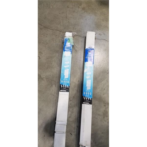 2 NEW SLIDING PANEL DOOR TRACK AND HARDWARE SET