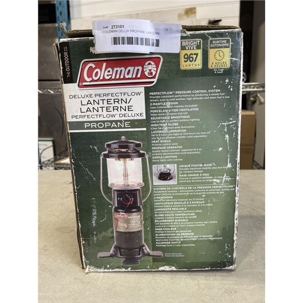 COLEMAN DELUX PROPANE LANTERN