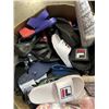 Image 2 : LARGE BOX OF ASSORTED SHOES AND SLIPPERS