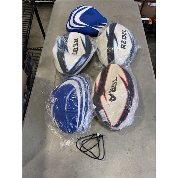 5 NEW RUGBY BALLS