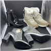 Image 1 : THREE PAIRS OF NEW SIZE 9 MADDEN NYC HIGH HEEL BOOTS, LOW HEEL BOOTS AND WINTER BOOTS  RETAIL $150