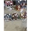 Image 3 : ASSORTED CHRISMTAS VILLAGE HOUSES