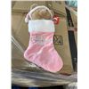 Image 2 : PALLET OF BABY STOCKINGS, PINK , FIRST CHRISTMAS 2024