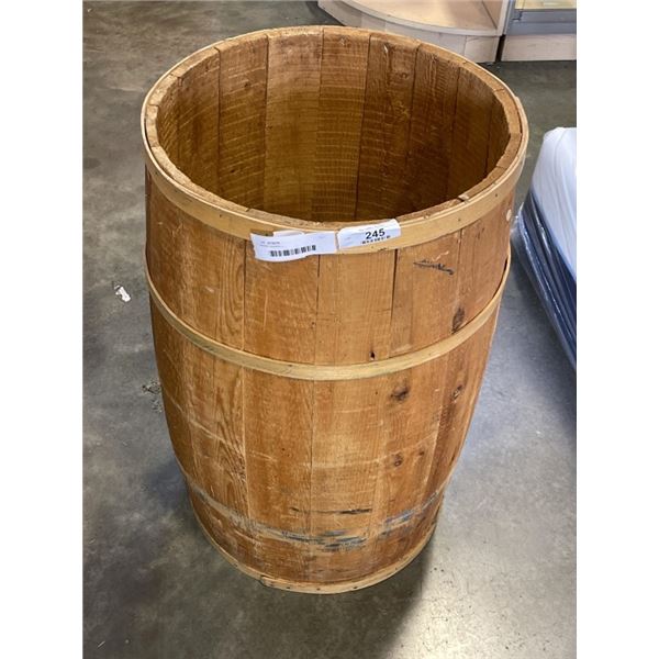 WOOD BARRELL