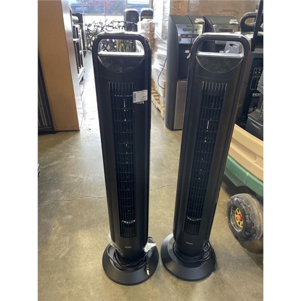 2 SEVILLE CLASSICS 40 INCH TOWER FANS