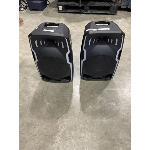 TWO ION TOTAL PA APEX PORTABLE SPEAKERS STORE RETURNS SEEM TO CHARGE BUT DOESN'T TURN ON