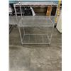 Image 2 : CHROME STORAGE SHELF, 24 X 14 INCH 32 INCH TALL, 3 SHELVES