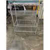 Image 2 : CHROME STORAGE SHELF, 24 X 14 INCH 32 INCH TALL, 3 SHELVES