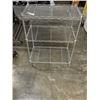 Image 1 : CHROME STORAGE SHELF, 24 X 14 INCH 32 INCH TALL, 3 SHELVES