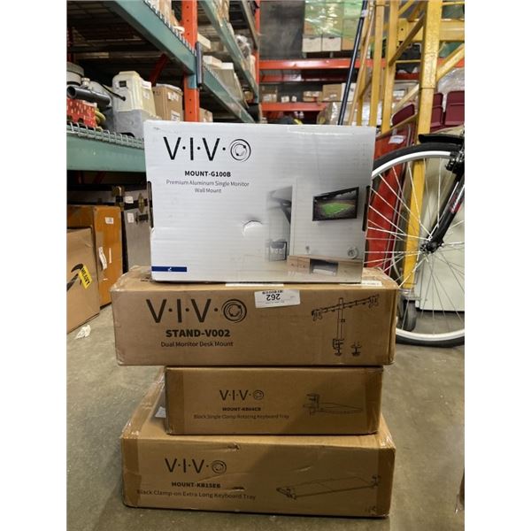 PALLET OF ASSORTED VIVO MOUNTS