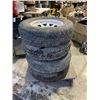 Image 5 : 4  GOODYEAR TRAILER TIRES 205 75R/15