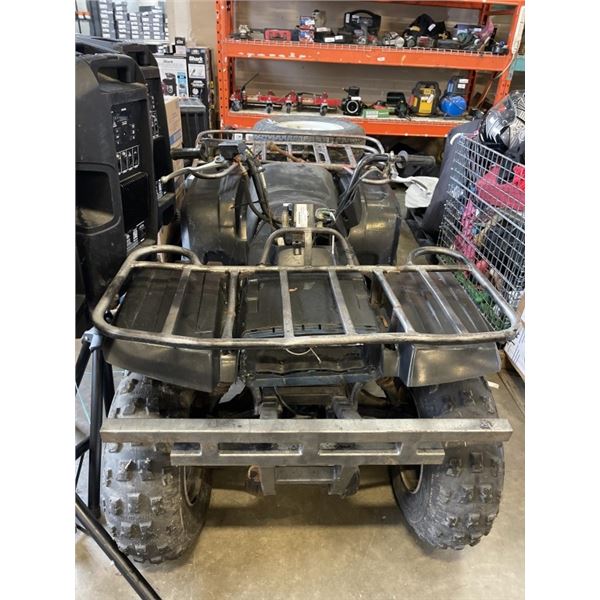 YAMAHA BIG BEAR 350 4X4, LAST RAN 2 YEARS AGO, FRONT DRIVESHAFT OUT, BUT INCLUDED