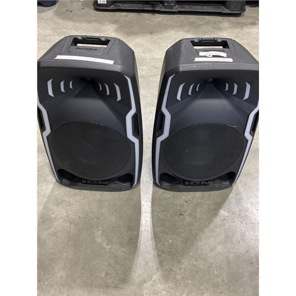 TWO ION TOTAL PA APEX PORTABLE SPEAKERS STORE RETURNS SEEM TO CHARGE BUT DOESN'T TURN ON