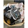 Image 1 : LARGE BOX OF ASSORTED SHOES AND SLIPPERS